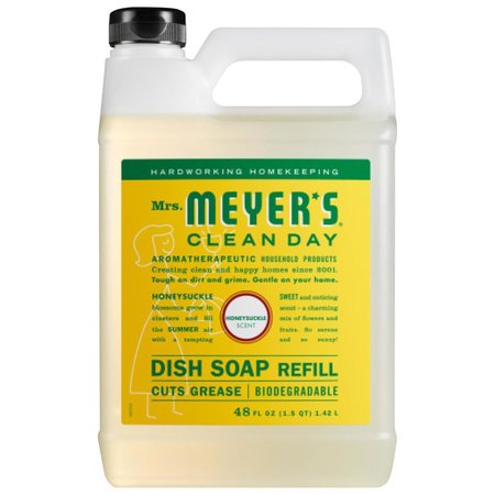MMCD Mrs. Meyer's Clean Day Honeysuckle Scent Liquid Dish Soap Refill 48 oz 304834